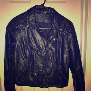 H & M Black Jean Jacket